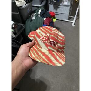 VTG Rare Zubaz San Francisco 49ers Made In USA Snapback Hat